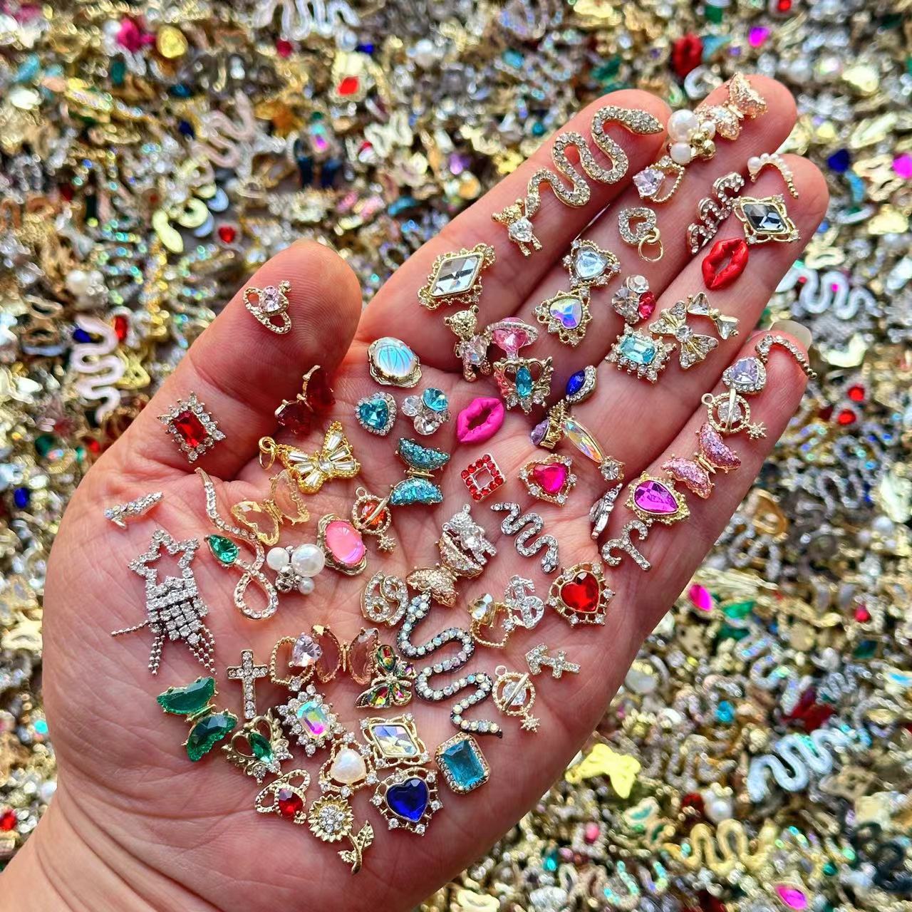 Массовые роскошные случайные п – обзор и цена Nail Art Valentines Day
