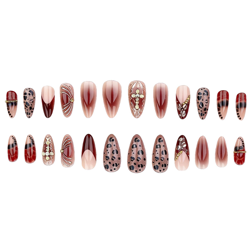 Накладные ногти средней длины  – обзор и цена Nail Art Press On