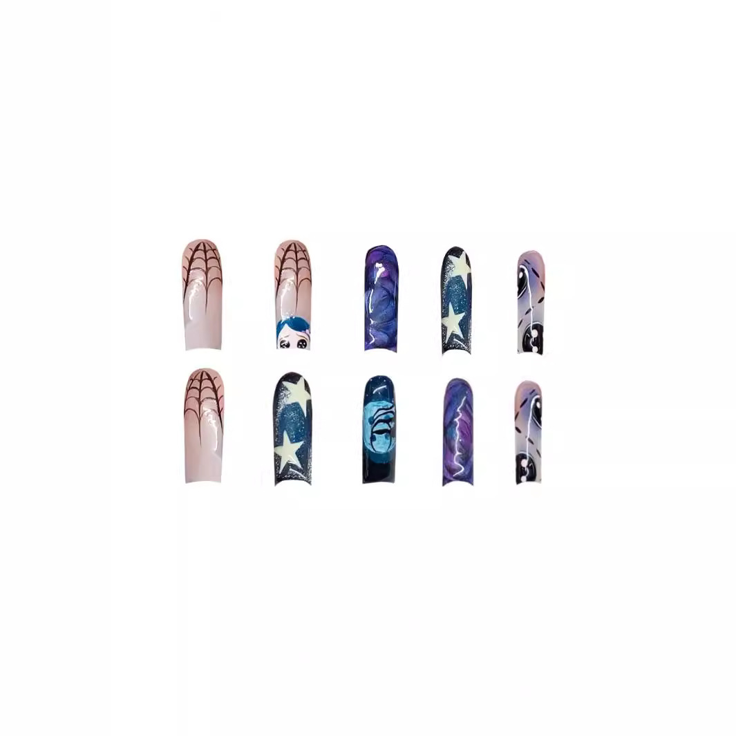 24 шт., глянцевые накладные но – обзор и цена Nail Art Press On
